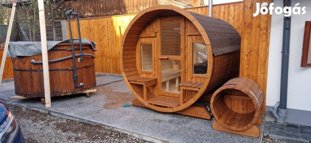 Hordó alakú szauna 