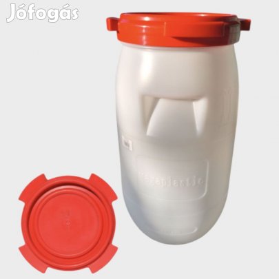 Hordó csavaros fedelű 30L-es