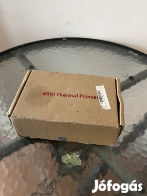 Hordozható Bluetooth Mini Hőnyomtató - Dobozában, újszerű állapotban!