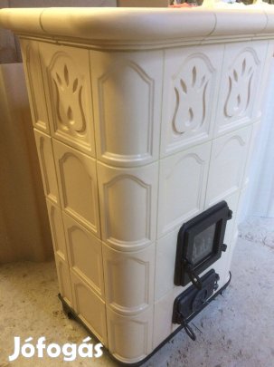 Hordozható Cserépkályha Beige Színben