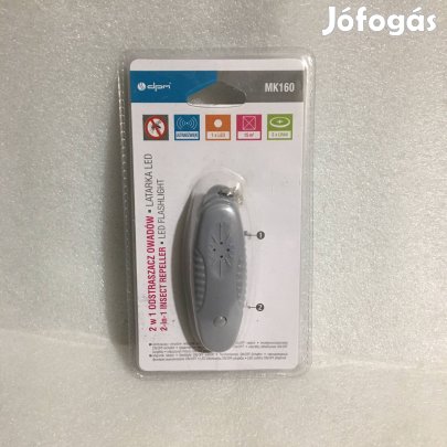 Hordozható Elemes ultrahangos szúnyogriasztó szúnyog riasztó és lámpa