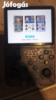 Hordozható Retro Játékkonzol R36S 128 GB Fekete