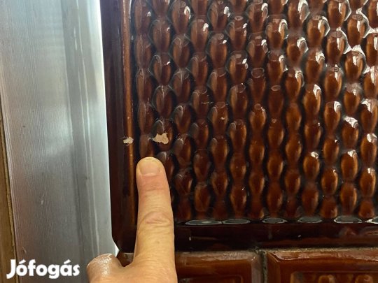 Hordozható cserépkályha, használt