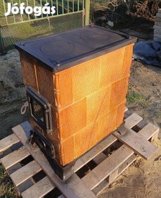 Hordozható cserépkályha új samott belsővel!