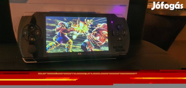 Hordozható játékkonzol rengeteg játékkal X6