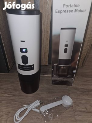 Hordozható kávéfőző 7800mA akkumulátorral fűtős!!
