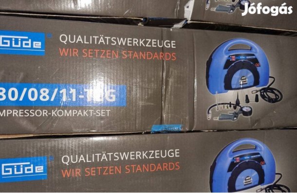 Hordozható kompakt táskakompresszor szett, egy hengeres olajmentes