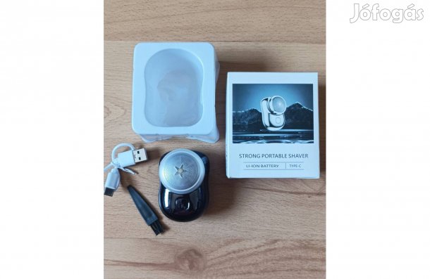 Hordozható miniborotva, USB-ről tölthető