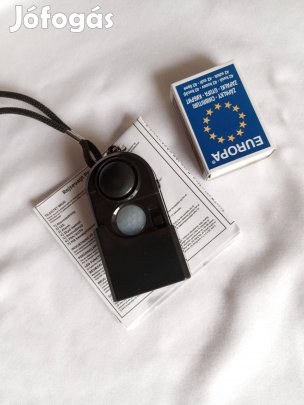 Hordozható mozgásérzékelős riasztó hangos, kicsi elemes plusz zseblámp