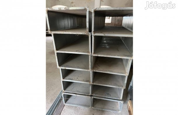 Horganyzott acél légcsatorna elemek eladóak