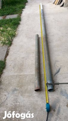 Horganyzott cső, 2coll, 3m