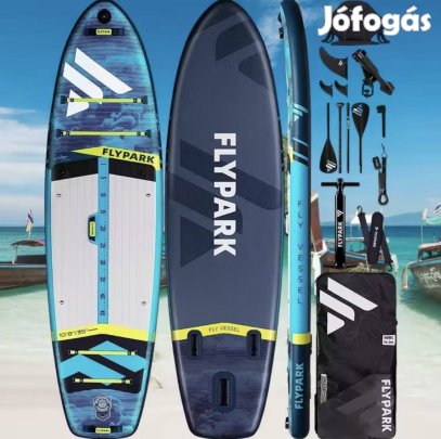 Horgász SUP deszka + Extrák (gyári új) - 335x90x15cm (195+kg) USA