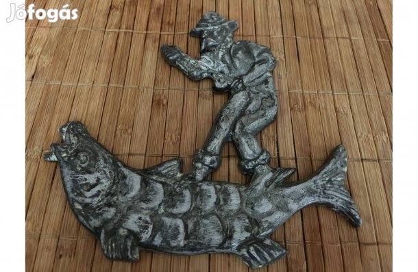 Horgász disze retró,ritka