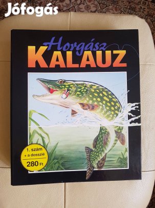 Horgász kalauz 1-30 rész gyűrűs mappában egybefűzve témánként