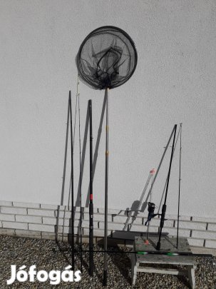 Horgászbot (feeder,pergető ,spiccbot,teleszkópos),orsó,háló