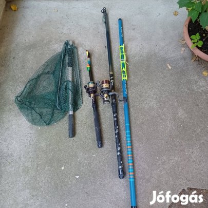 Horgászbot és felszerelések ifjúsági korosztály részére