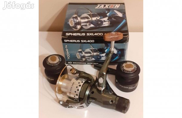 Horgászorsó, hátsófékes, 10 csapágyas, Jaxon Spherus tip