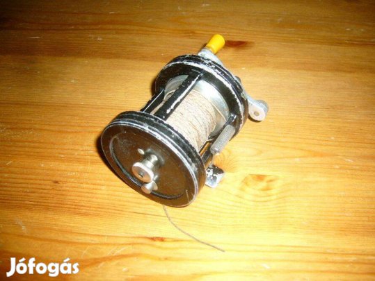 Horgászorsó, régi, tárolós, ismeretlen, orsó, peca,