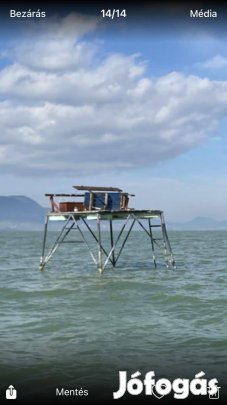 Horgászstég eladó