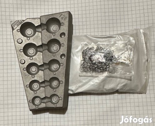 Horgászsúly öntő forma