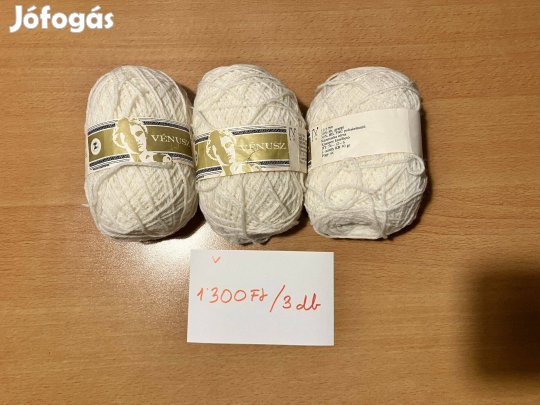 Horgoló, kötő és körkötőtűk, fonalak, fonál