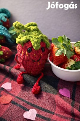 Horgolt Eper Plüss-húzogatható kezek és lábak