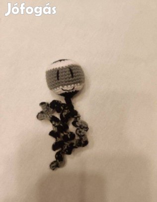 Horgolt "worry worm" kicsiknek, amigurumi kukac babajáték új