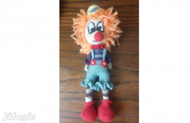 Horgolt bohóc eladó