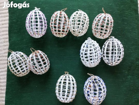 Horgolt husvéti tojások