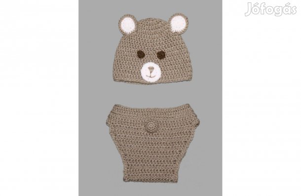 Horgolt jelmez babafotózáshoz