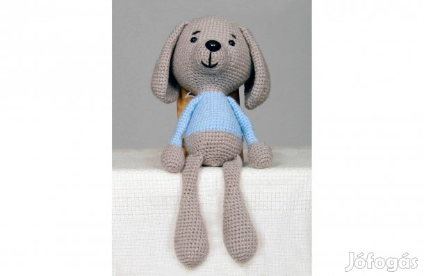 Horgolt kiskutya fiú