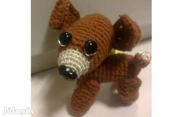 Horgolt kölyökkutya eladó