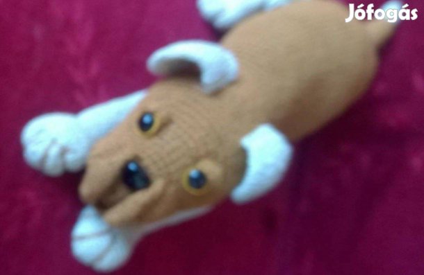 Horgolt kutya eladó