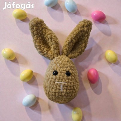 Horgolt nyuszi tojás