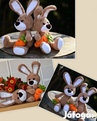 Horgolt répas nyuszi. 