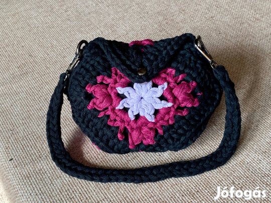 Horgolt táska