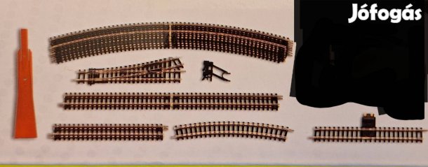 Hornby 00 (H0) méretű új sínek, ovál pálya
