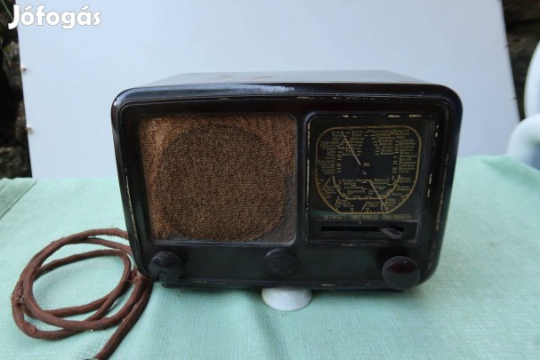 Horniphon régi tőrpeszuper negyvenes évek komplett rádió
