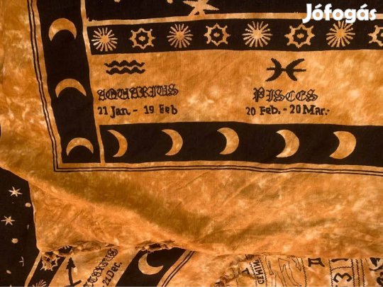 Horoszkópos 100% pamut ágytakaró