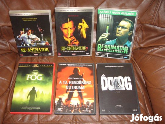Horror - Thriller dvd - blu-ray filmek Cserélhetők másra !