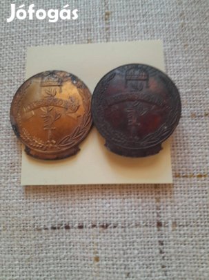 Horthy korabeli jelvények eladóak