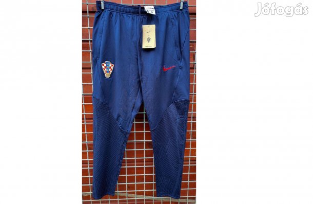 Horvát válogatott eredeti kék Nike hosszú nadrág (XL)