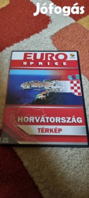 Horvátország digitális térkép pc cd 