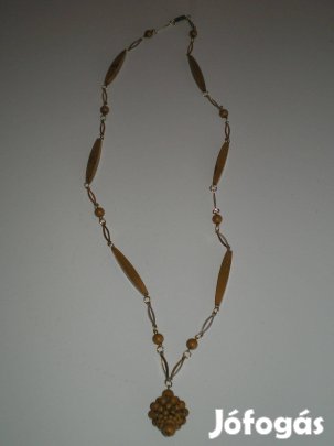 Hosszabb női nyaklánc bogyóval szép állapotban