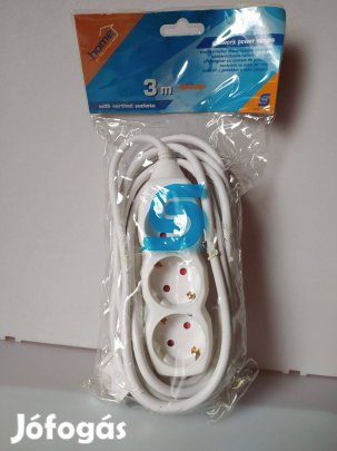 Hosszabbító elosztó 3 méter új