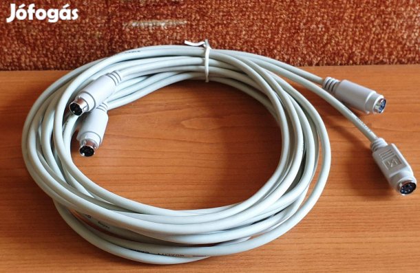 Hosszabbító toldó kábel 3m PS2 / PS2 (1db!!)