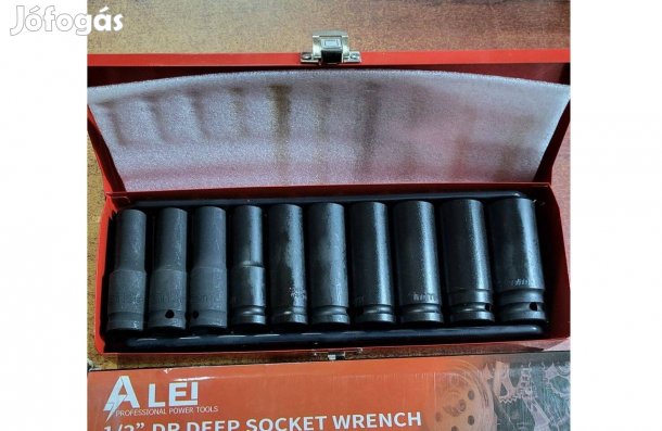 Hosszított gépi dugókulcs készlet 10db-os szett 10-24mm / 1/2"