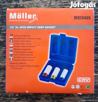 Hosszú dugókulcs készlet 1/2", Új!