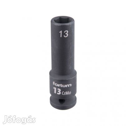 Hosszú gépi dugókulcs 1/2" 13 mm Cr-Mo Fortum