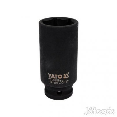 Hosszú gépi dugókulcs 1/2" 28 mm Cr-Mo Yato